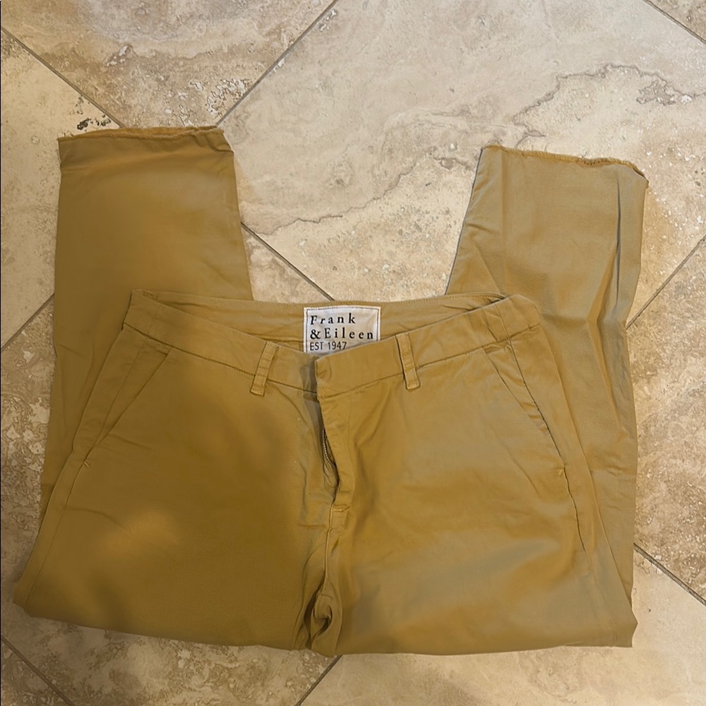 Frank & Eileen women’s  mustard color Pants